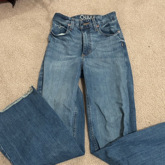 Kimes Ranch Two-Tone Blue Denim Jeans BRAND NEW NO TAGS!
